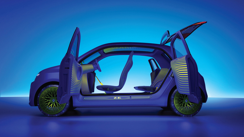 Illustration for article titled Ross Lovegrove's Renault Twin'Z Is Tripping Balls